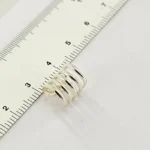 پیرسینگ نقره زنانه آی ام مدل ایرکاف فنری کد EC22001 - تصویر 3